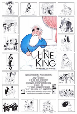 The Line King: The Al Hirschfeld Story 11 x 17 Movie Poster - Style A