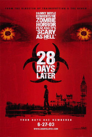 28 Days Later 27 x 40 Movie Poster - Style B