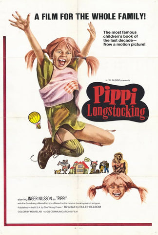 Pippi Longstocking 27 x 40 Movie Poster - Style A