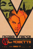 V for Vendetta 11 x 17 Movie Poster - Style D