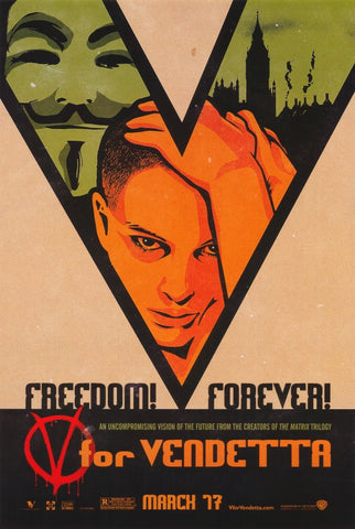V for Vendetta 11 x 17 Movie Poster - Style D