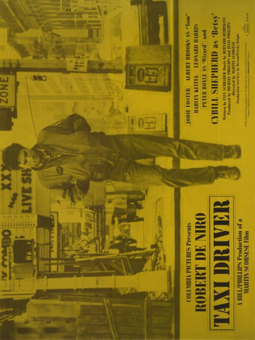 Taxi Driver 30 x 40 Movie Poster - Style A