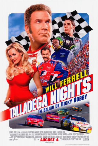 Talladega Nights: The Ballad of Ricky Bobby 27 x 40 Movie Poster - Style B