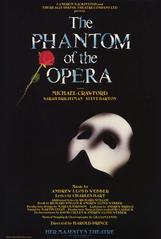 Phantom of the Opera, The (Broadway) 27 x 40 Poster - Style A