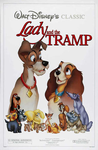 Lady and the Tramp 27 x 40 Movie Poster - Style C