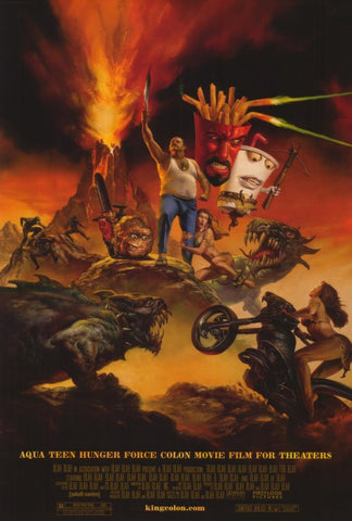 Aqua Teen Hunger Force Colon Movie Film for Theaters 27 x 40 Movie Poster - Style B