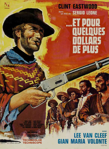 For a Few Dollars More 27 x 40 Movie Poster - French Style C