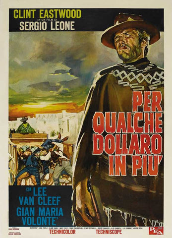 For a Few Dollars More 27 x 40 Movie Poster - Italian Style C