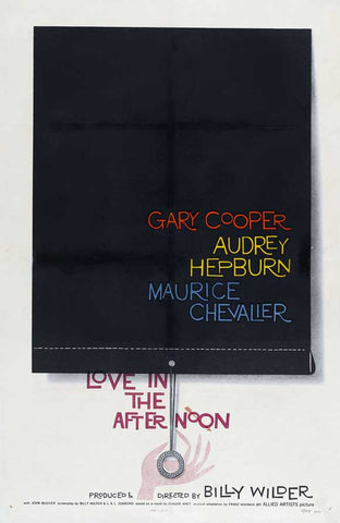 Love in the Afternoon 27 x 40 Movie Poster - Style A