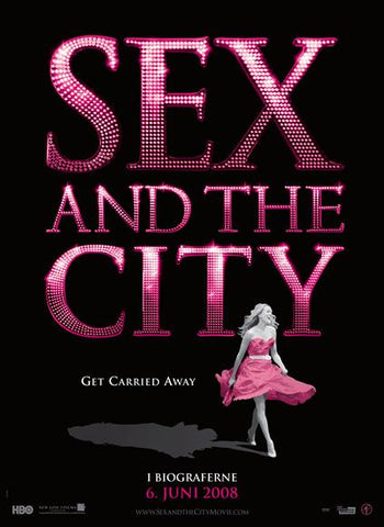 Sex and The City: The Movie 27 x 40 Movie Poster - Danish Style A