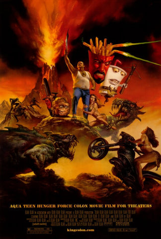 Aqua Teen Hunger Force Colon Movie Film for Theaters 27 x 40 Movie Poster - Style A