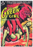 The Green Girl 11 x 17 Retro Book Cover Poster