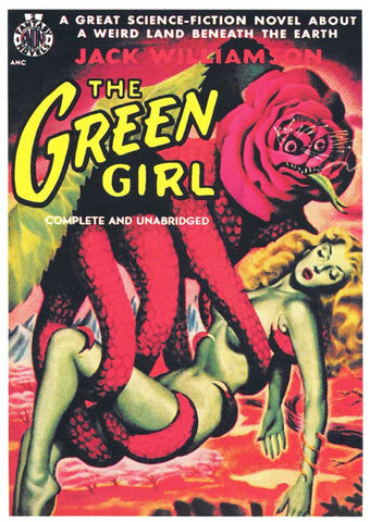 The Green Girl 11 x 17 Retro Book Cover Poster