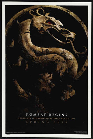 Mortal Kombat 27 x 40 Movie Poster - Style C