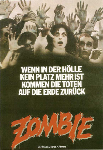 Dawn of the Dead 27 x 40 Movie Poster - German Style A