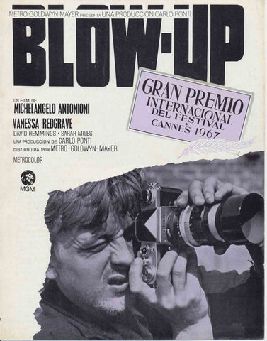 Blow Up 27 x 40 Movie Poster - Spanish Style E