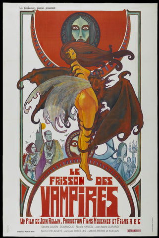 Sex and the Vampire 27 x 40 Movie Poster - French Style A