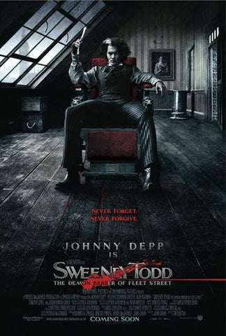 Sweeney Todd: The Demon Barber of Fleet Street 11 x 17 Movie Poster - UK Style A