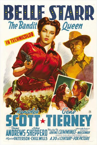 Belle Starr 27 x 40 Movie Poster - Style B