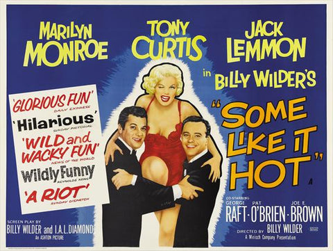 Some Like It Hot 30 x 40 Movie Poster UK - Style A