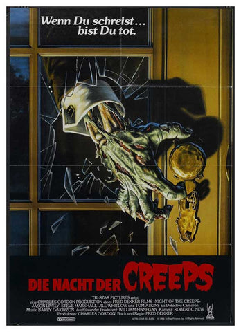 Night of the Creeps 27 x 40 Movie Poster - German Style A