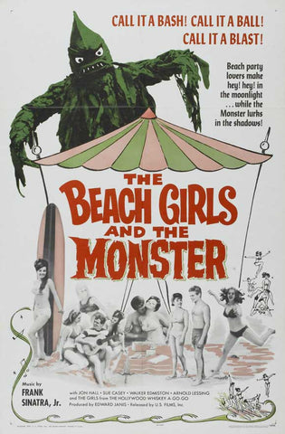 The Beach Girls and the Monster 27 x 40 Movie Poster - Style A