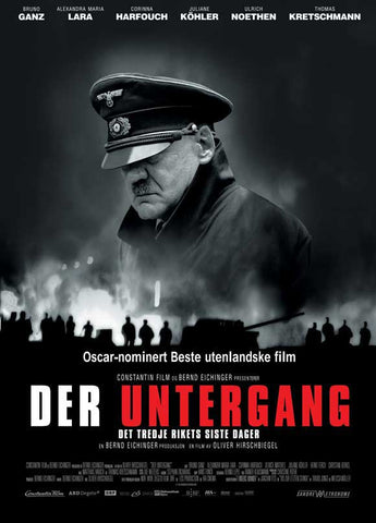 Downfall 27 x 40 Movie Poster - Danish Style A