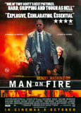 Man on Fire 27 x 40 Movie Poster - UK Style A