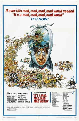 It's a Mad Mad Mad Mad World 27 x 40 Movie Poster - Style B