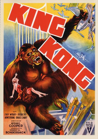 King Kong 27 x 40 Movie Poster - Style F