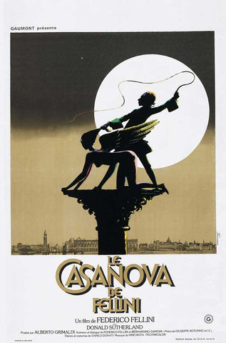 Fellini's Casanova 11 x 17 Movie Poster - French Style A