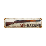 M1 Garand Metal Sign Wall Decor 5 x 20