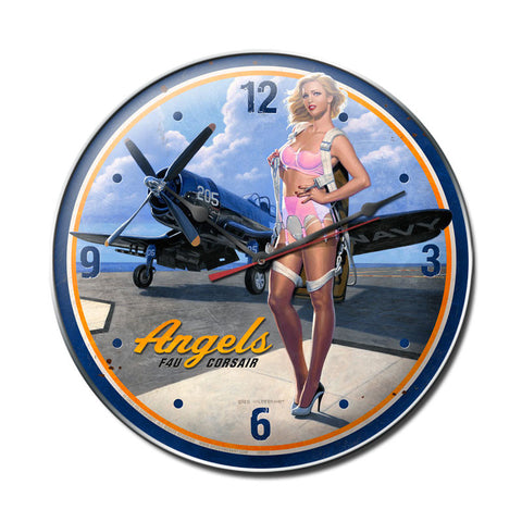 Angels Corsair Metal Sign Wall Decor 14 x 14