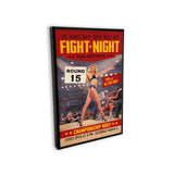 Fight Night Metal Sign Wall Decor 24 x 36