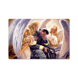 Day the Angels Cried Metal Sign Wall Decor 18 x 12