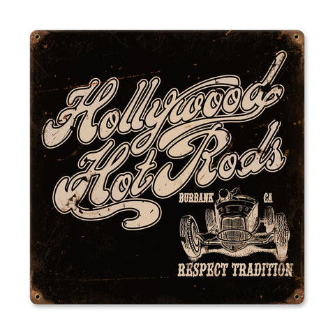 Big Roadster Metal Sign Wall Decor 12 x 12