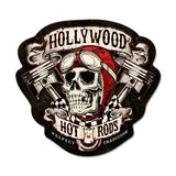 Skull Pistons Metal Sign Wall Decor 27 x 26