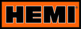 Mopar HM-2 30" Orange Hemi Logo