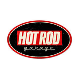 Hot Rod Garage Metal Sign Wall Decor 24 x 14