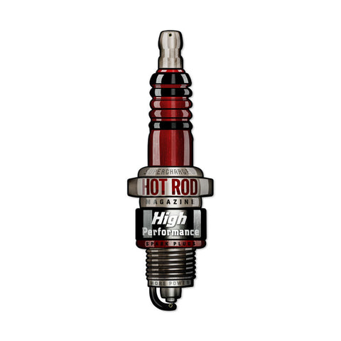 Spark Plug Metal Sign Wall Decor 7 x 31