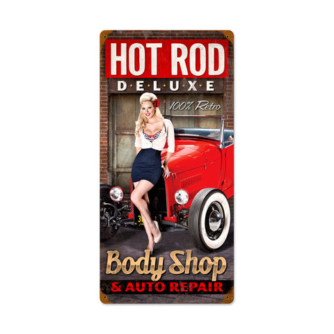 Body Shop Metal Sign Wall Decor 12 x 24