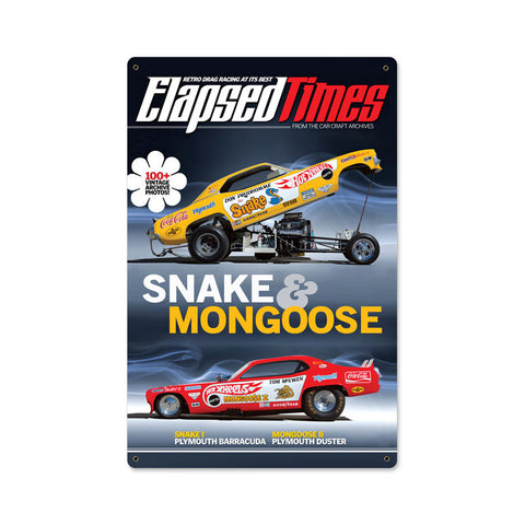 Elapsed Times Metal Sign Wall Decor 12 x 18