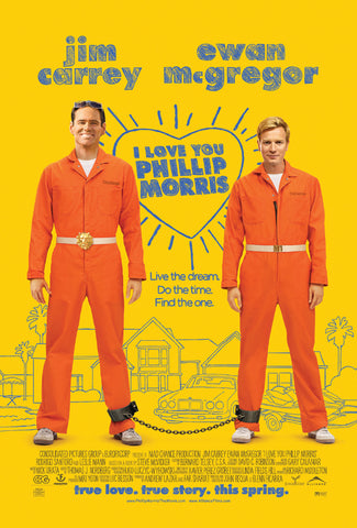 I Love You Phillip Morris 11 x 17 Movie Poster - Style B