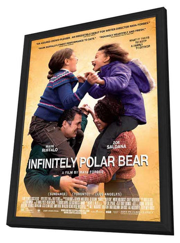 Infinitely Polar Bear 11 x 17 Movie Poster - Style A - in Deluxe Aluminum Frame