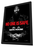 Safe House 11 x 17 Movie Poster - Style B - in Deluxe Aluminum Frame