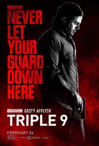 Triple 9 11 x 17 Movie Poster - Style F