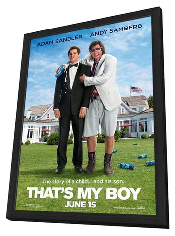 That's My Boy 11 x 17 Movie Poster - Style A - in Deluxe Aluminum Frame