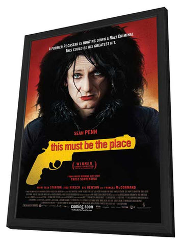 This Must Be the Place 11 x 17 Movie Poster - Style B - in Deluxe Aluminum Frame