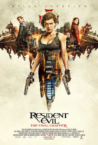 Resident Evil: The Final Chapter 11 x 17 Movie Poster - Style E