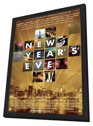 New Year's Eve 11 x 17 Movie Poster - Style A - in Deluxe Aluminum Frame